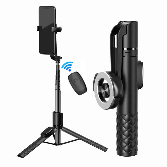 Perche Selfie Support magnétique trépied téléphone portable de 1.3m avec telecommande