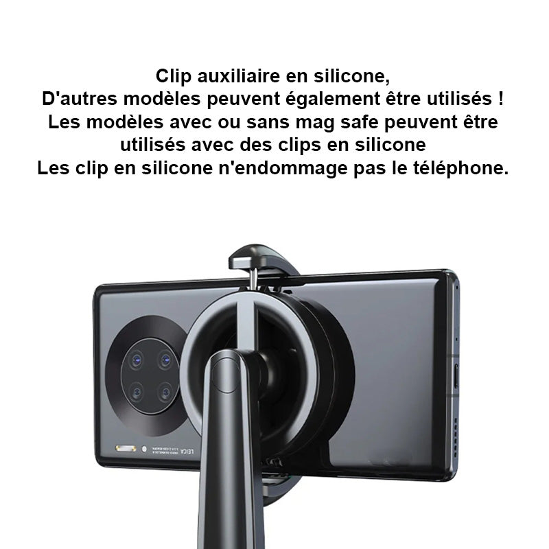 Perche Selfie Support magnétique trépied téléphone portable de 1.3m avec telecommande