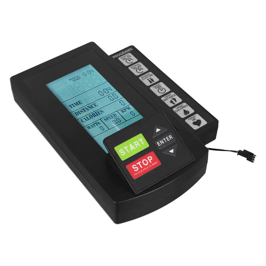 Compteur de vélo Air Bike d'exercice avec affichage, temps d'enregistrement de remplacement, distance, calories, vitesse de puissance et tr/min pour des entraînements efficaces
