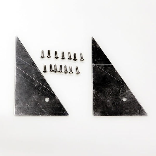 Kit de remplacement de vis (et plaque triangulaire) de cale-pieds